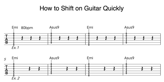 7 Exercises - Change Chords Quickly On The Guitar!
